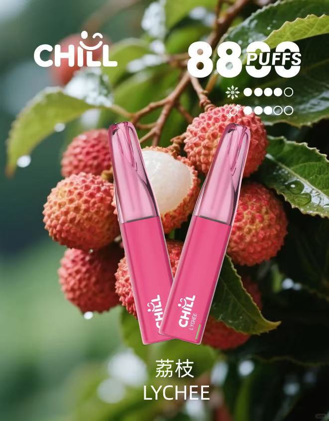 蒸氣魔法屋獨創Chill一次性電子煙，8800口大容量一次滿足